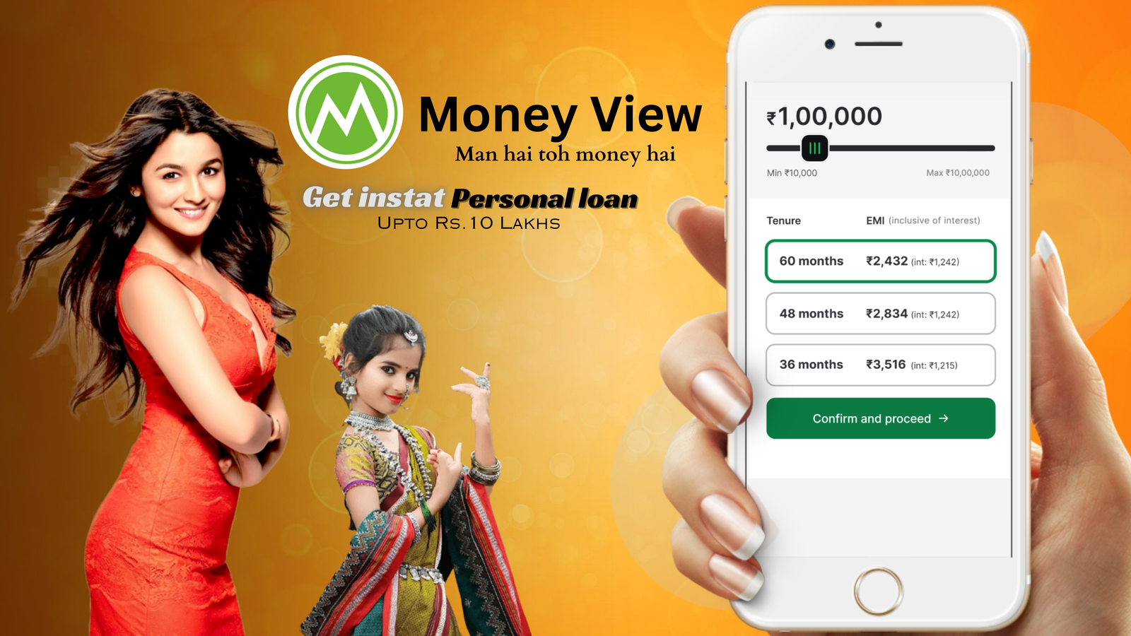 Get instant loan upto Rs 10 lakhs from Moneyview app within 5 minutes